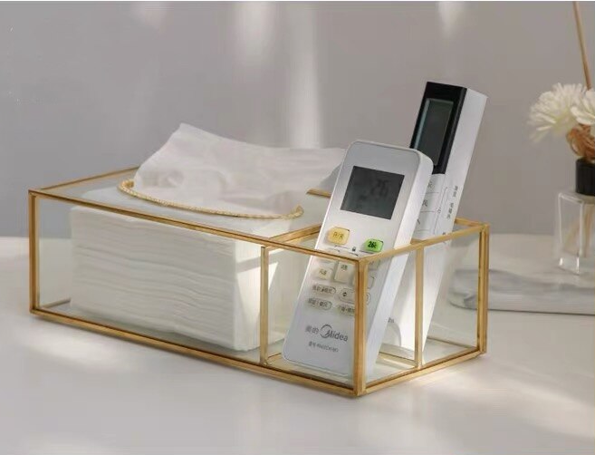 Golden Luxury Tissue Box - Elevato Home Decor