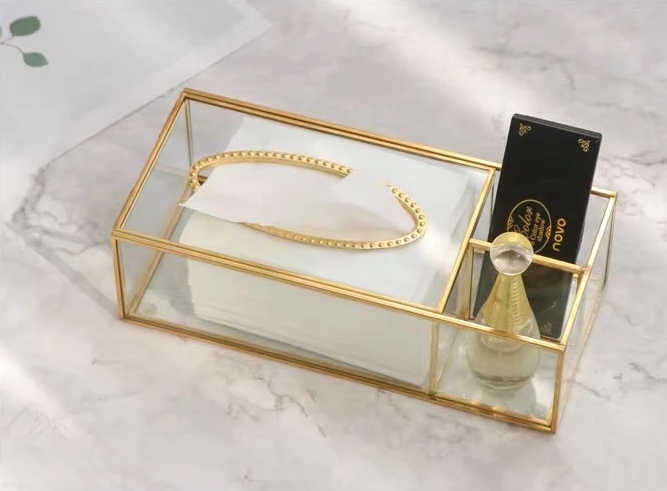 Golden Luxury Tissue Box - Elevato Home Decor