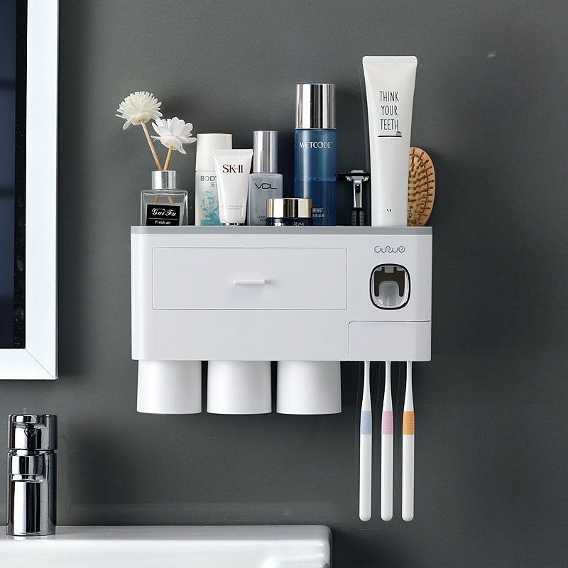 OSWEI Toothbrush Holder - Elevato Home Grey / 3 cups Organizer