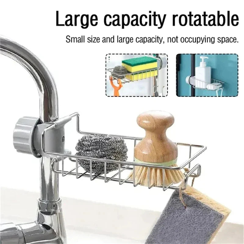 Stainless Steel Drain Faucet Rack