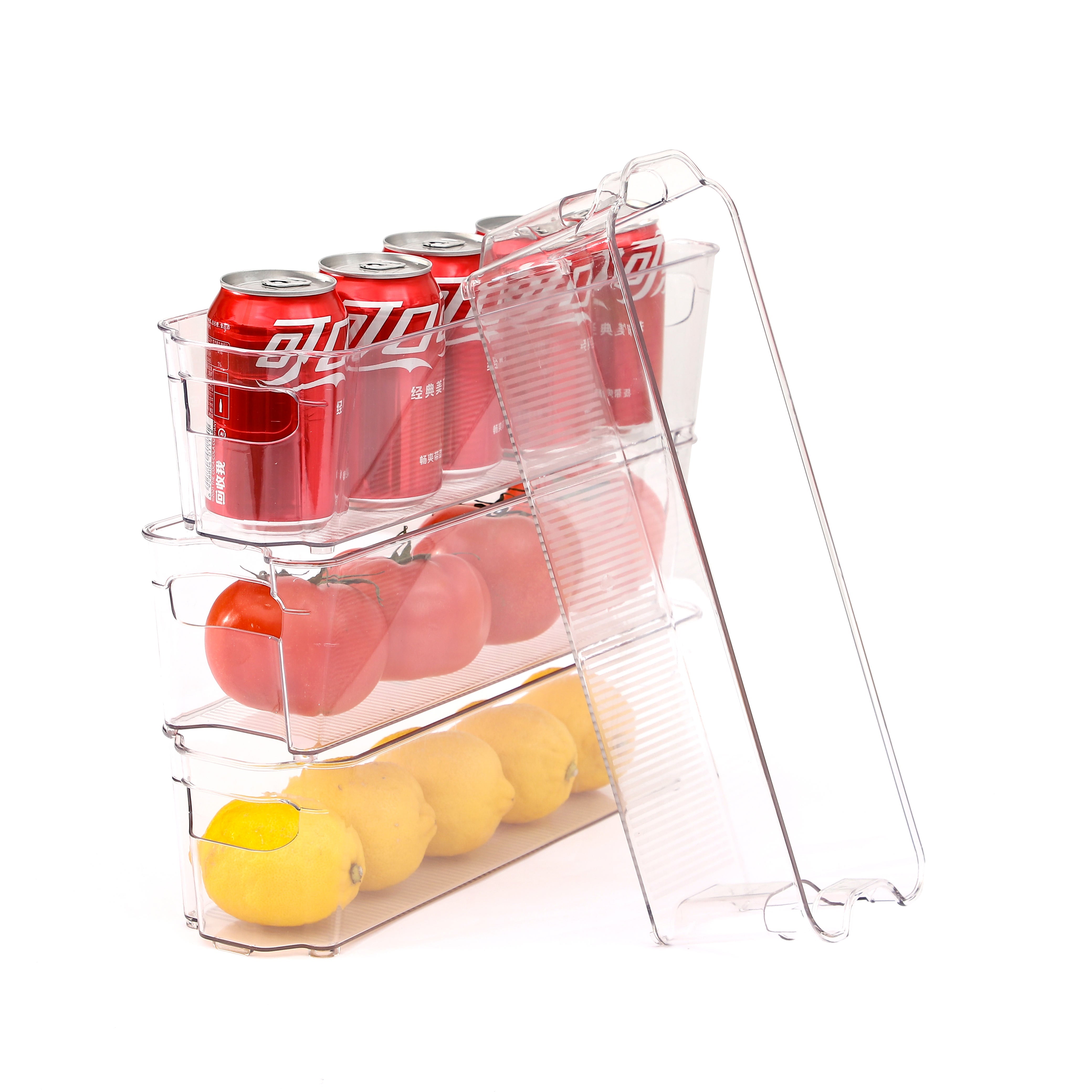 4 Pieces Of Narrow Refrigerator Organizer - Elevato Home Organizer