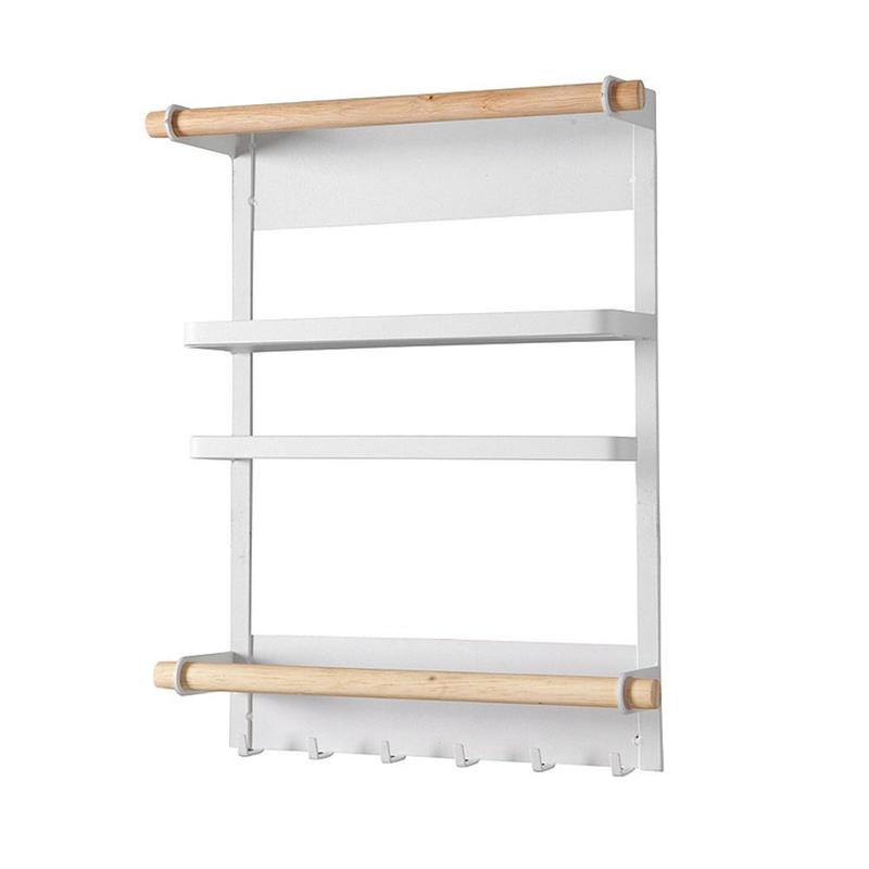 Magnetic Storage Rack - Elevato Home White Organizer