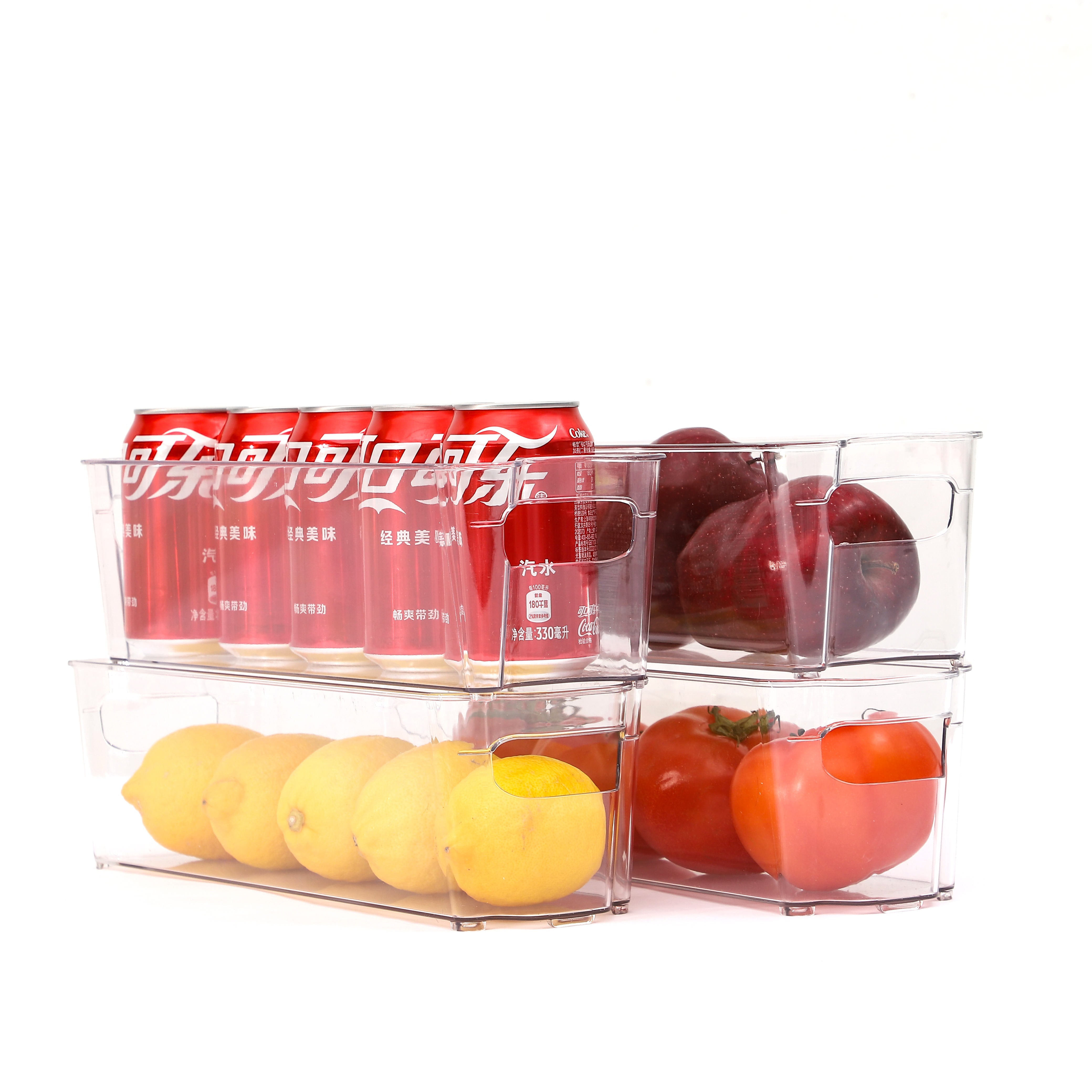 4 Pieces Of Narrow Refrigerator Organizer - Elevato Home Organizer