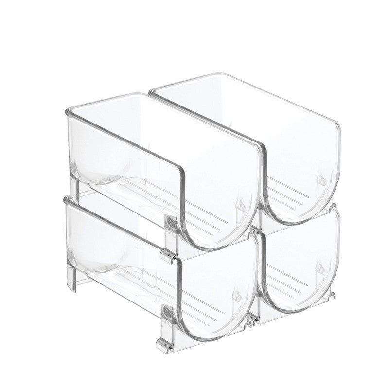 Transparent Stackable Bottle Rack
