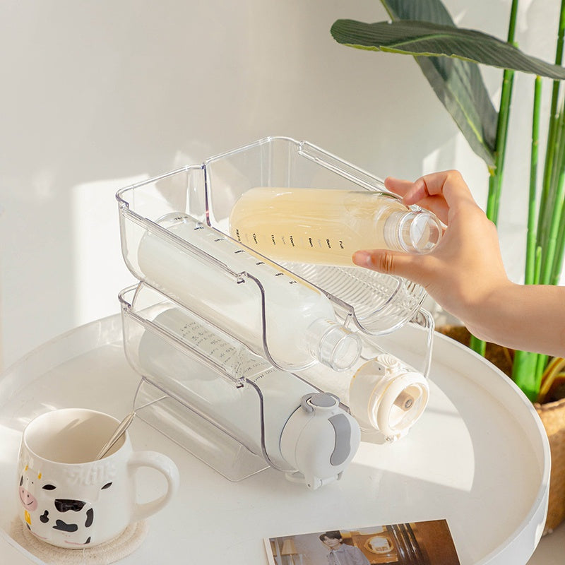 Transparent Stackable Bottle Rack