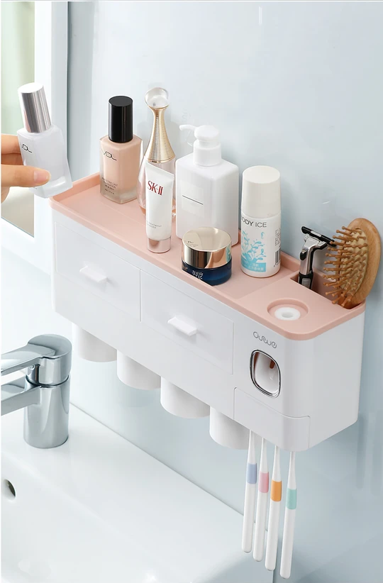 OSWEI Toothbrush Holder - Elevato Home Organizer
