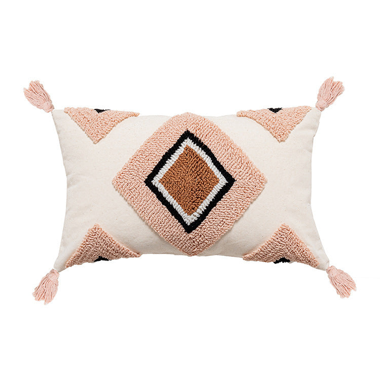 PINK Boho Pillow Cover - Elevato Home D Decor