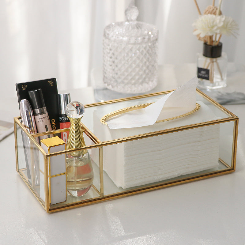 Golden Luxury Tissue Box - Elevato Home Decor