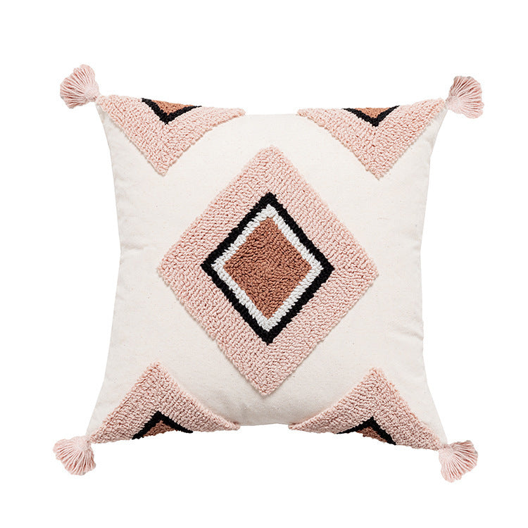 PINK Boho Pillow Cover - Elevato Home A Decor