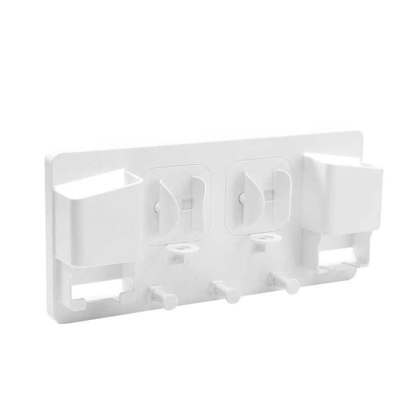 Multifunction Bathroom Rack - Elevato Home White Organizer