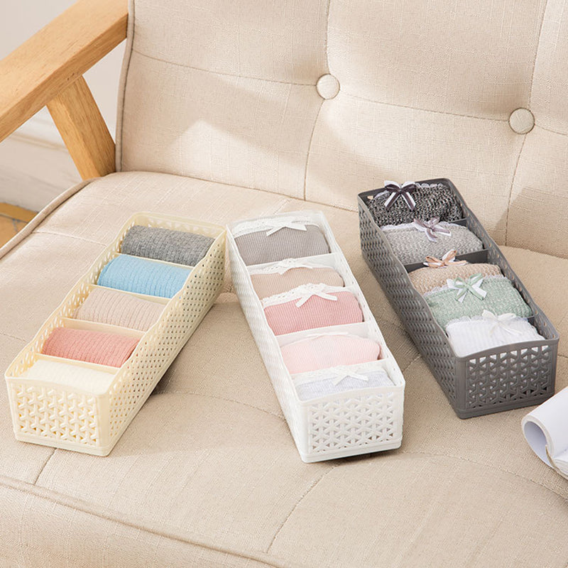 5 Cells Plastic Stackable Organizer - Elevato Home Organizer
