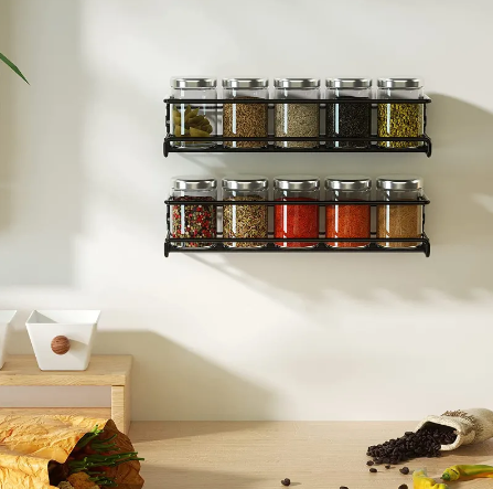 Metal Jar Rack - Elevato Home Organizer