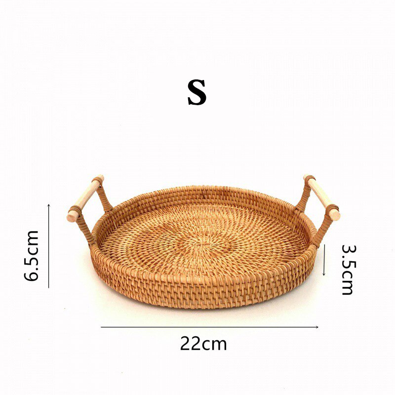 Artesia Rattan Tray - Elevato Home S Decor