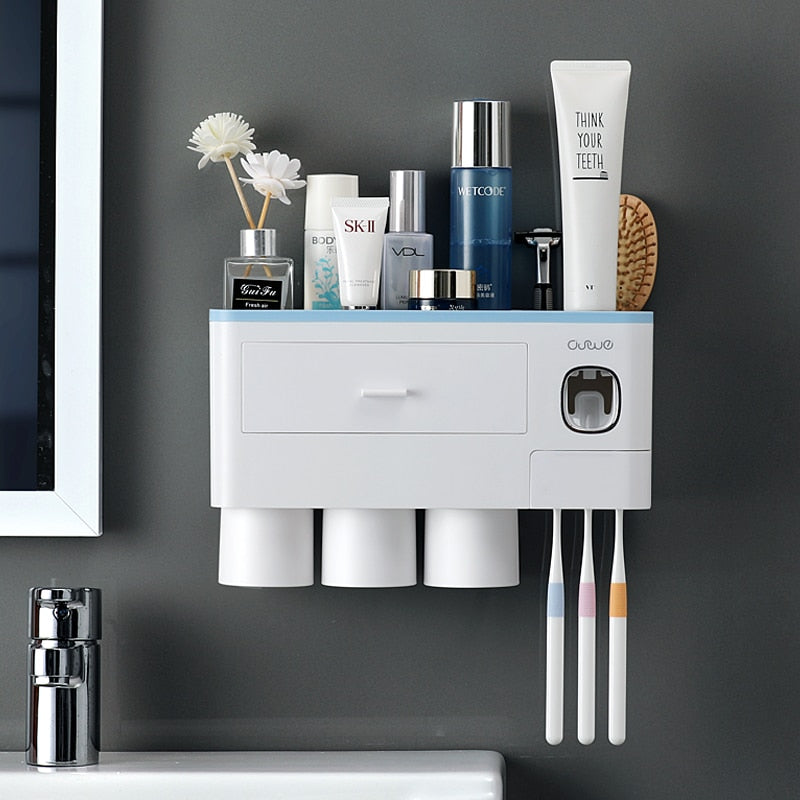 OSWEI Toothbrush Holder - Elevato Home Blue / 3 cups Organizer