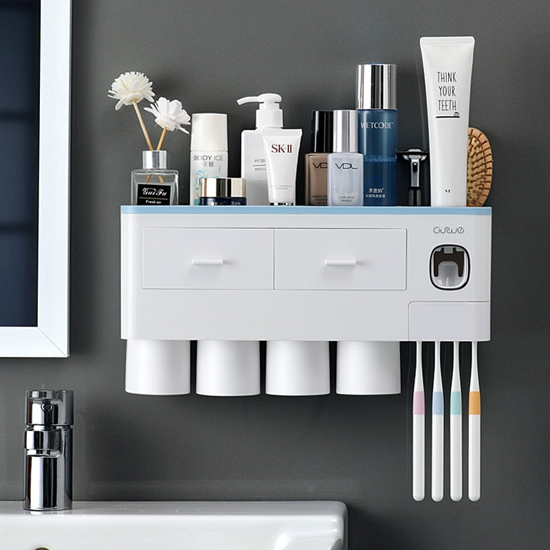 OSWEI Toothbrush Holder - Elevato Home Blue / 4 cups Organizer