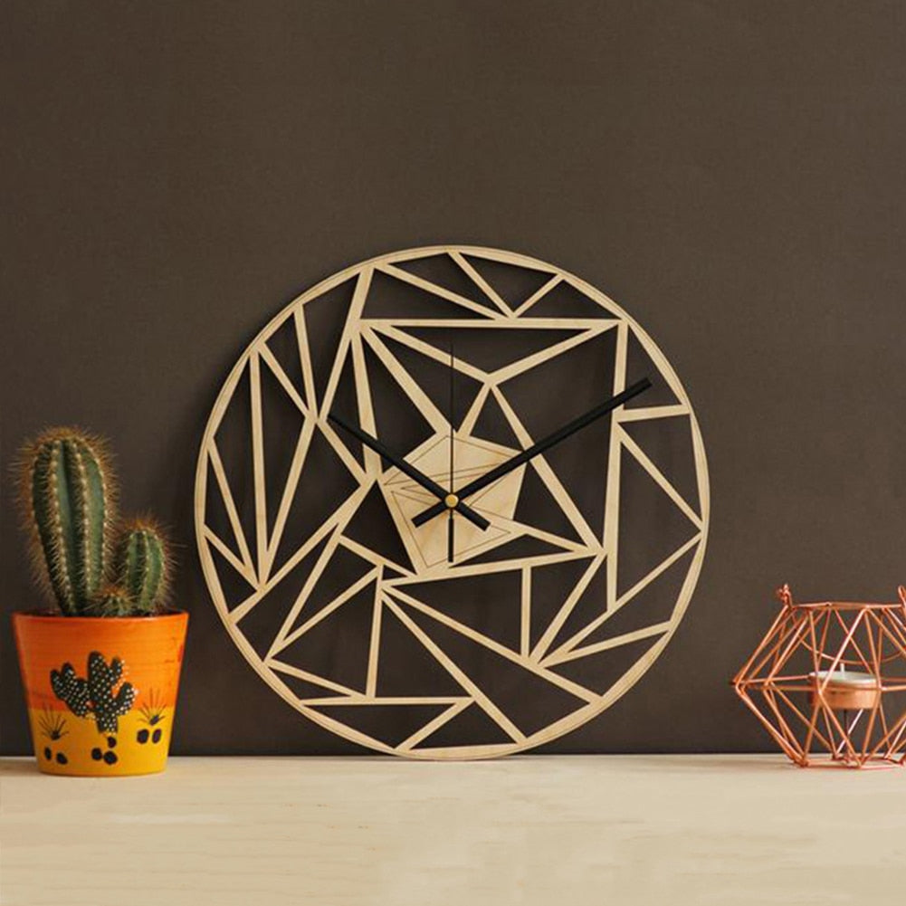 Geometric Wall Clock - Elevato Home Decor