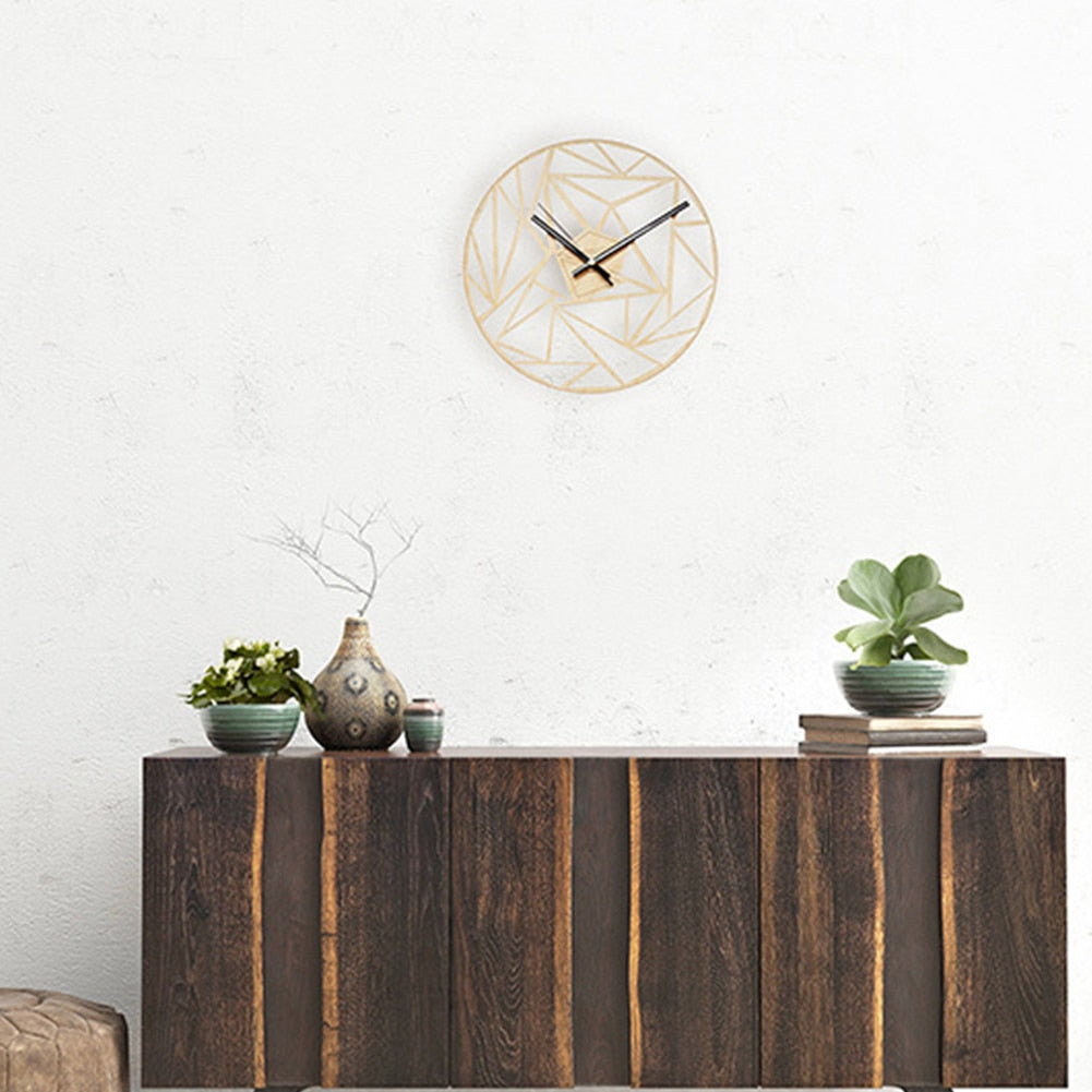 Geometric Wall Clock - Elevato Home Decor