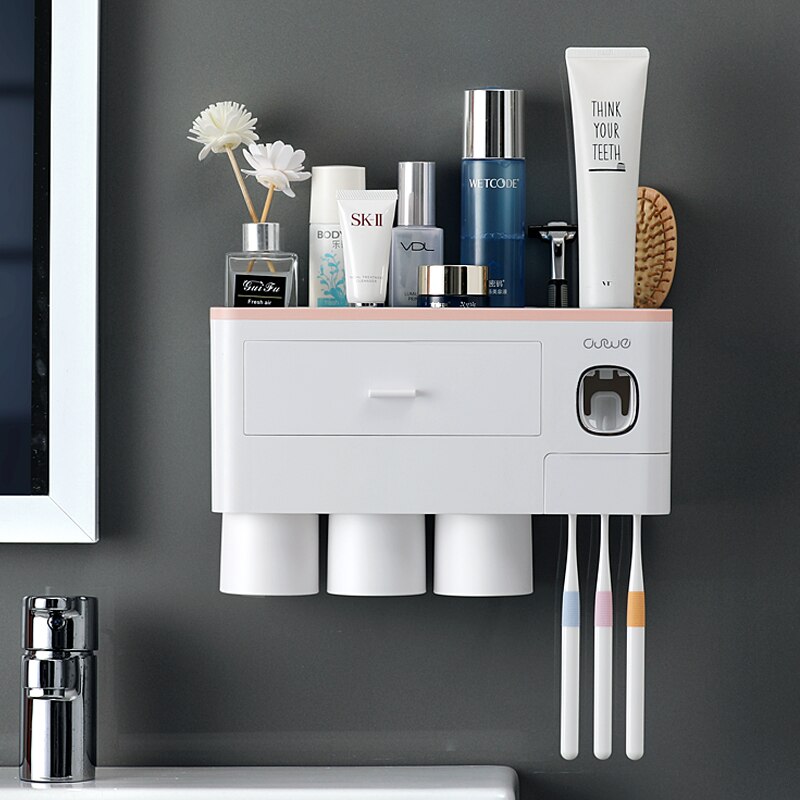 OSWEI Toothbrush Holder - Elevato Home Pink / 3 cups Organizer