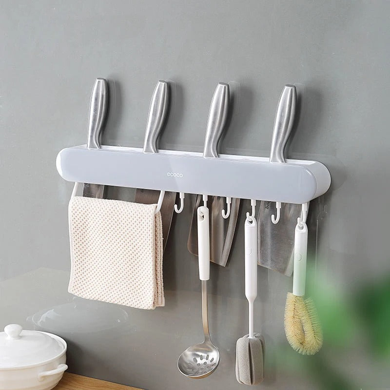 Ecoco Kitchen Supplies Holder - Elevato Home Gray - Long Organizer