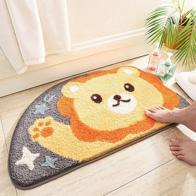 Animals Party Floor Mat - Elevato Home Lion / 15.7x23.6" / 40x60 cm Organizer