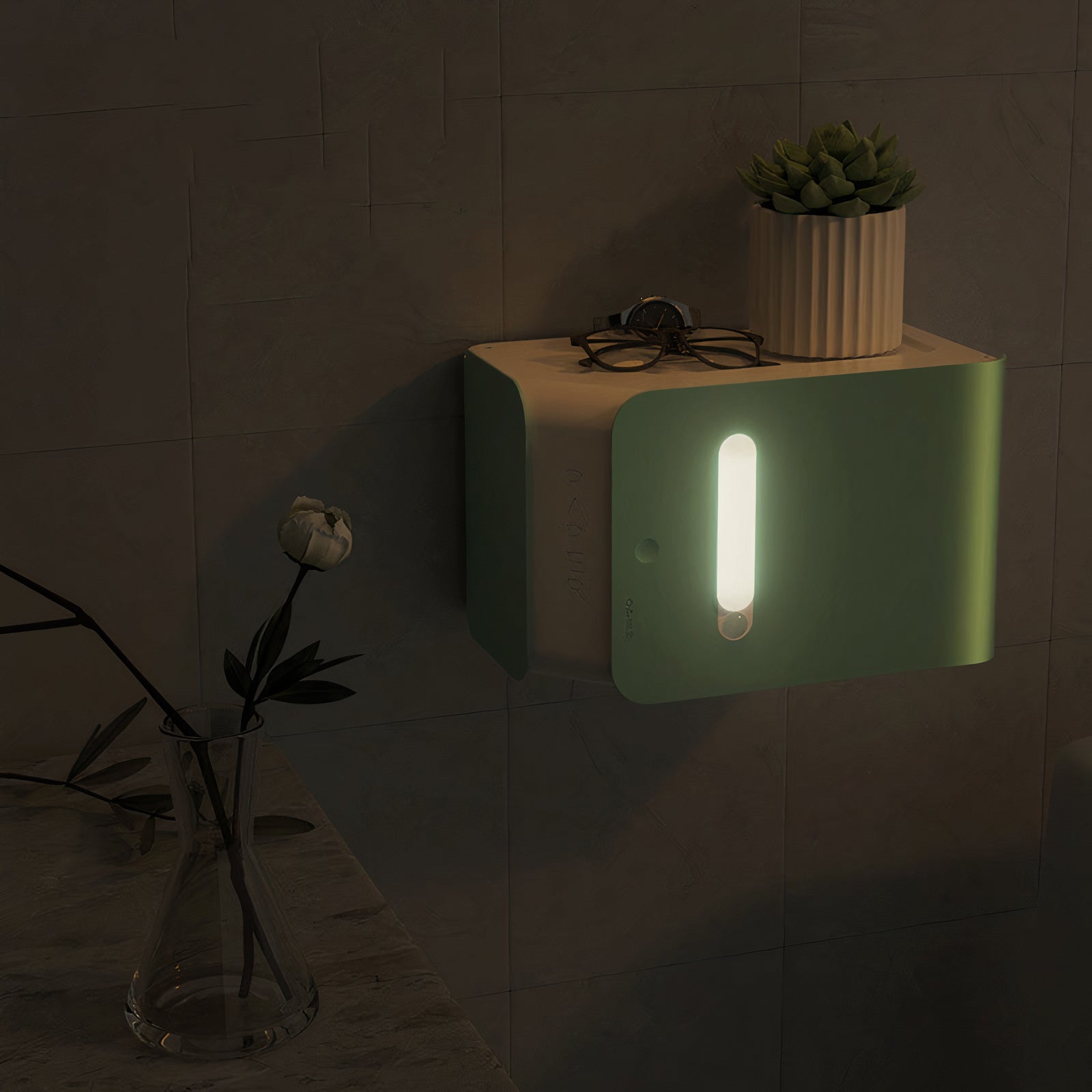 Sensor Light Tissue Box