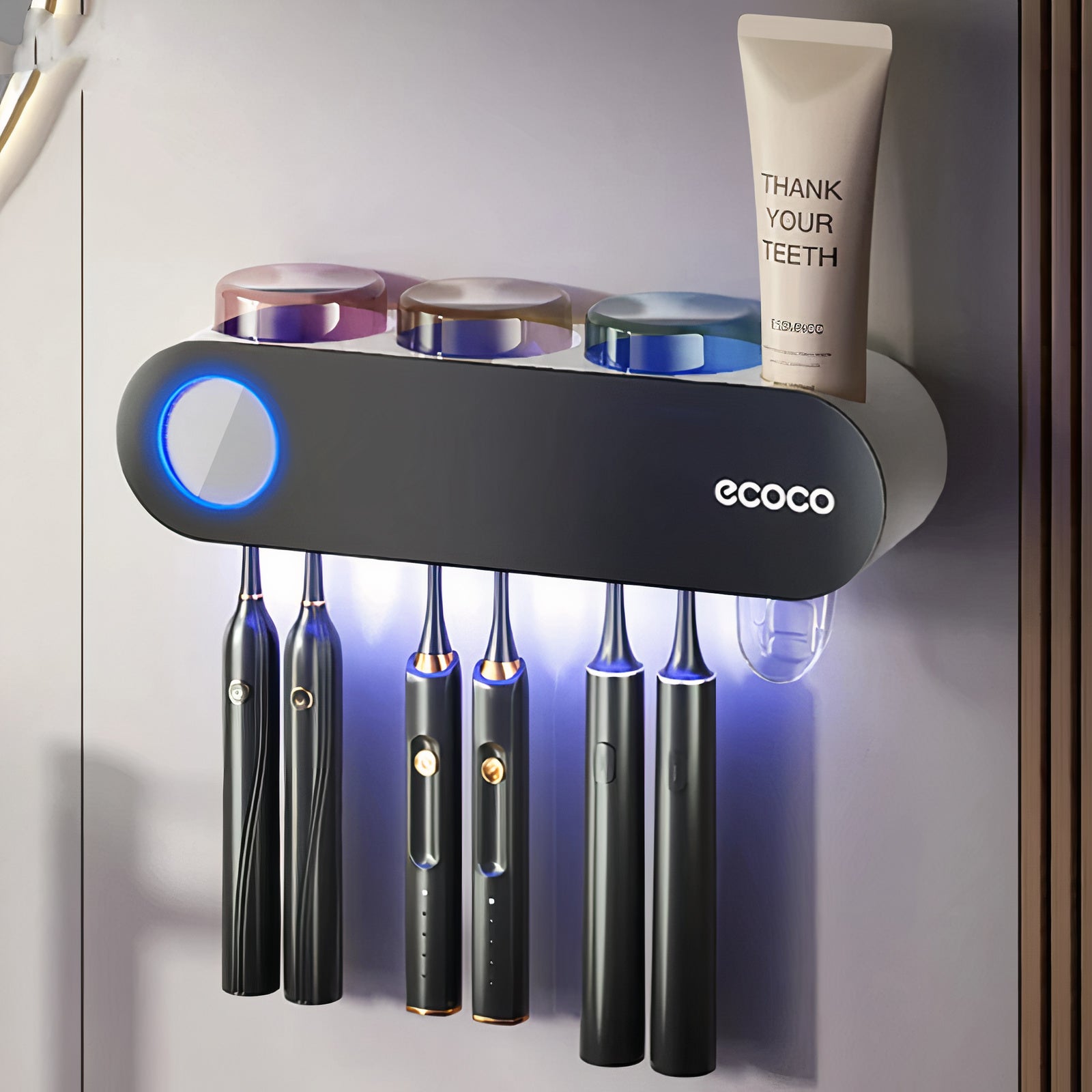 UV Sterilizer Toothbrush Holder