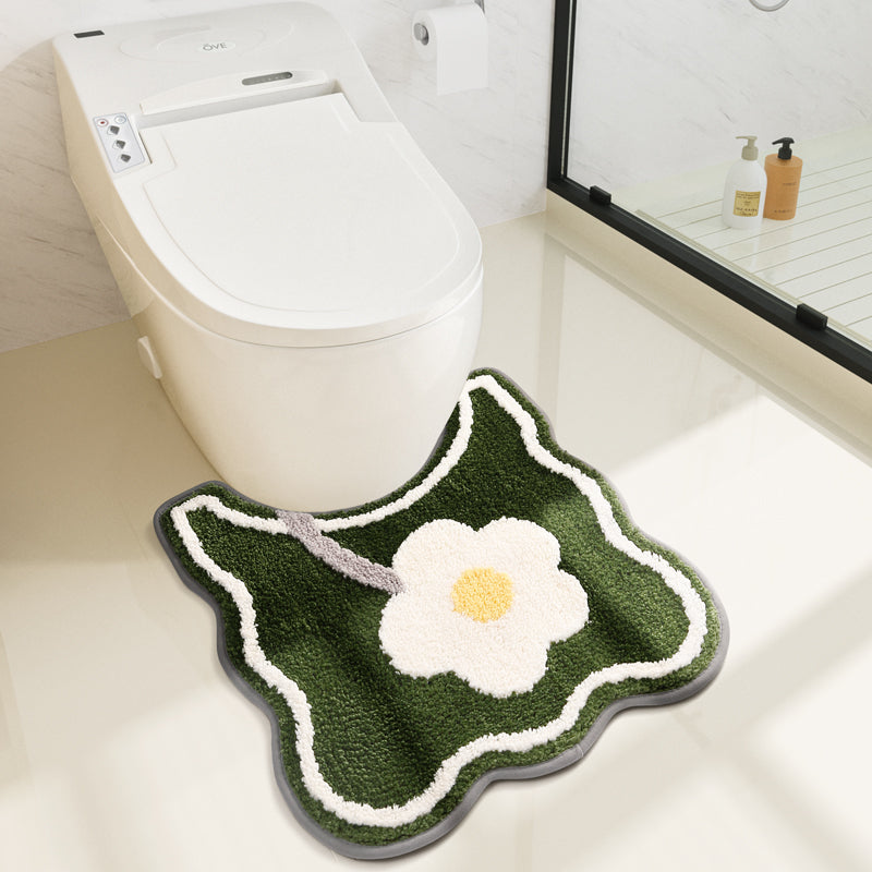Flower Bathroom Mat - Elevato Home Flower- 19.7x21.7"/50x55CM Organizer