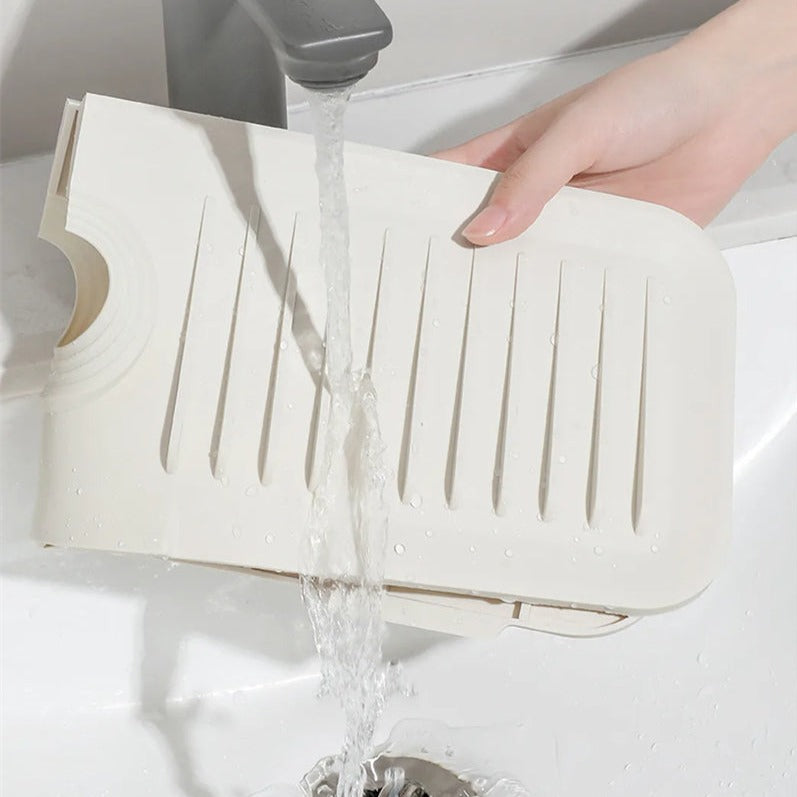 Splash Guard Faucet Handle