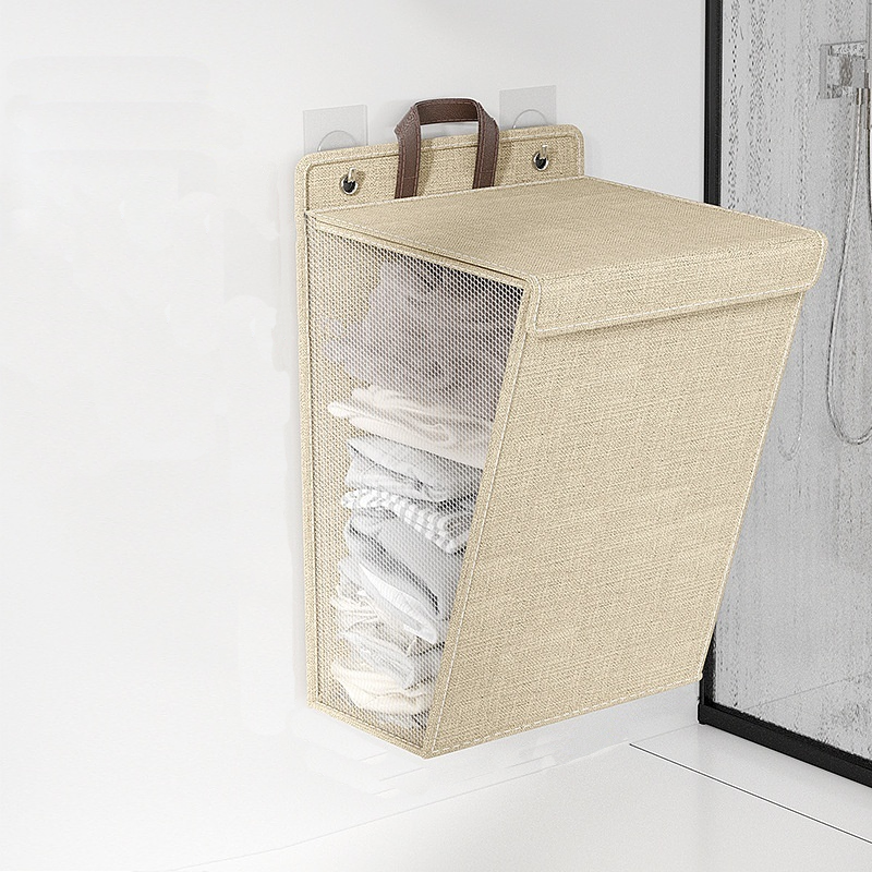 Foldable Laundry Basket - Elevato Home Beige-Medium Organizer