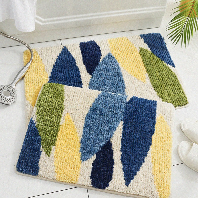 Leaves Pattern Bath Mat - Elevato Home Organizer