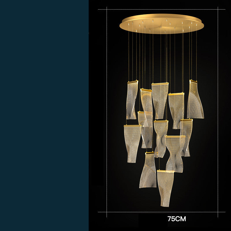 Rotating Waves Chandelier - Elevato Home