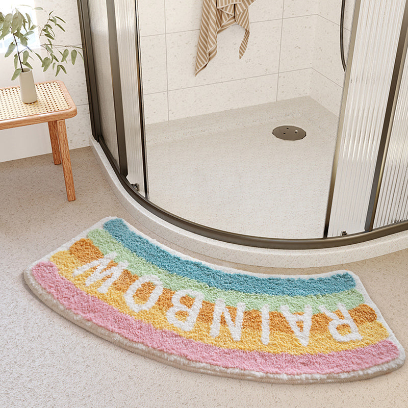 Curved Bathroom Mat - Elevato Home Rainbow / 17.3x38.5" / 44x98cm Organizer