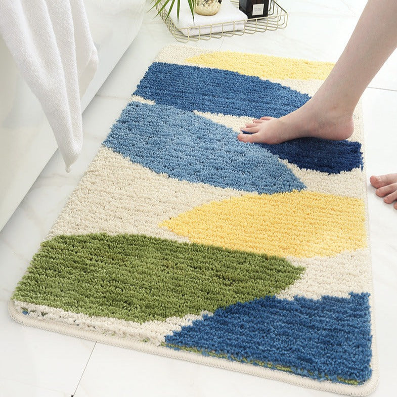 Leaves Pattern Bath Mat - Elevato Home Colorful Leaves / L Organizer