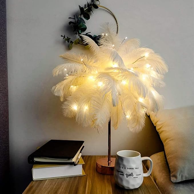 ORKA Feather Lamp - Elevato Home Organizer