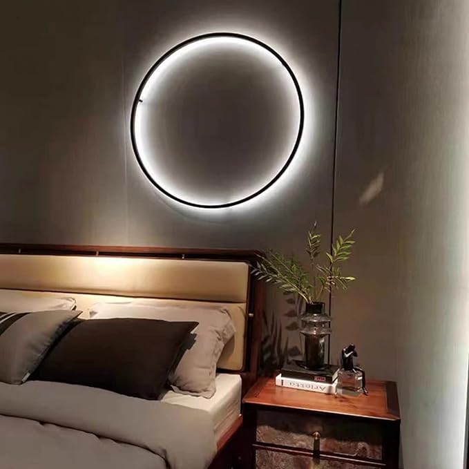 Minimalist Ring Shaped Wall Lamp - Elevato Home Organizer