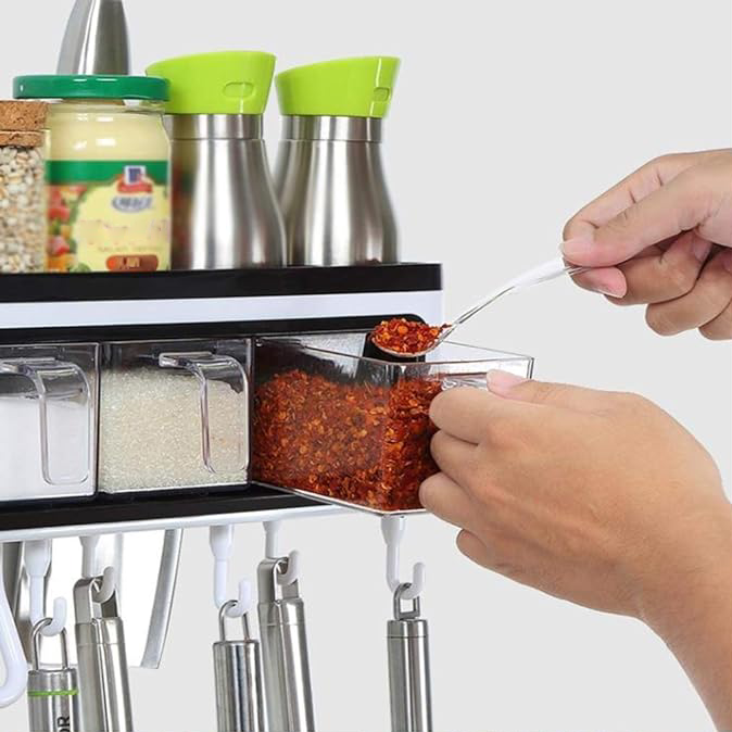 Multifunctional Seasoning Rack - Elevato Home Organizer