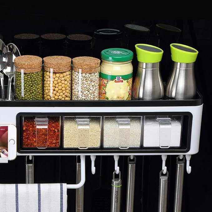 Multifunctional Seasoning Rack - Elevato Home Organizer