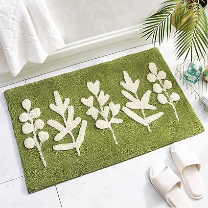 Leaves Pattern Bath Mat - Elevato Home Organizer