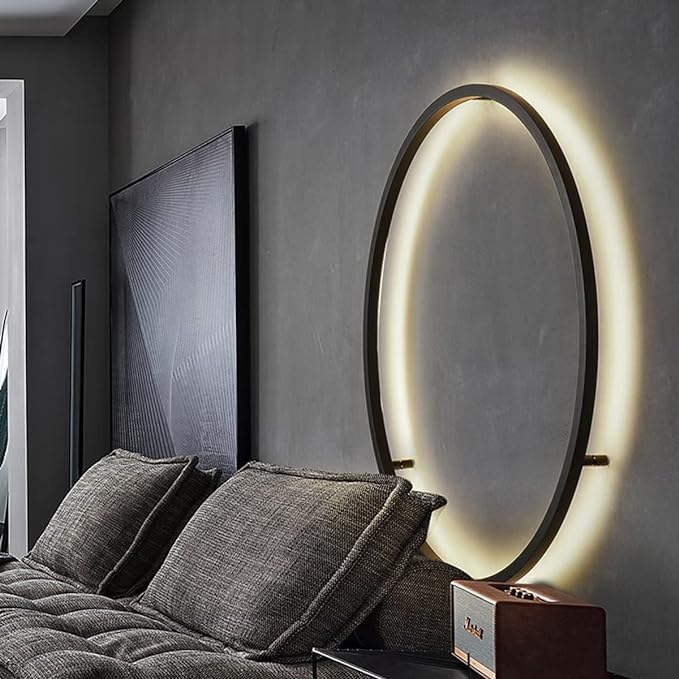 Minimalist Ring Shaped Wall Lamp - Elevato Home Organizer