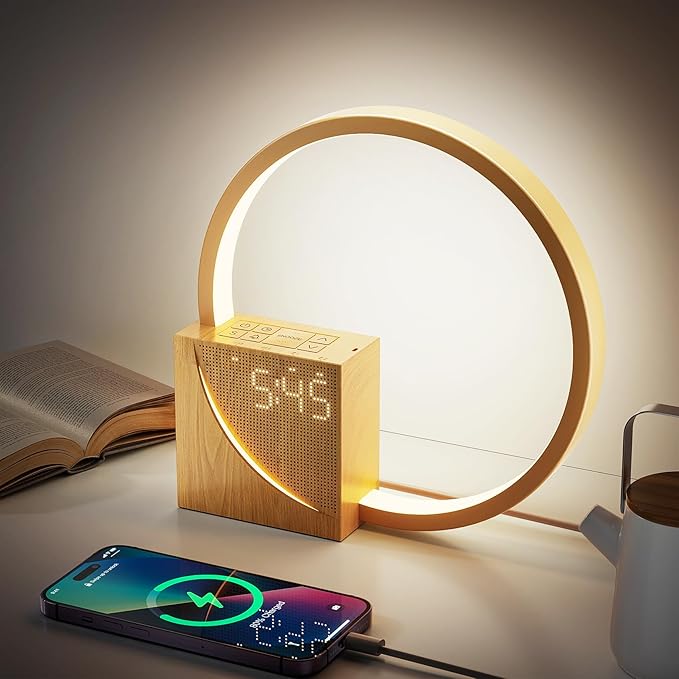 GlowArc Clock Lamp