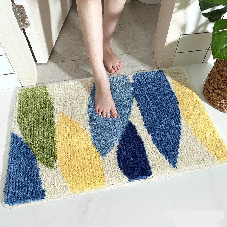 Leaves Pattern Bath Mat - Elevato Home Organizer