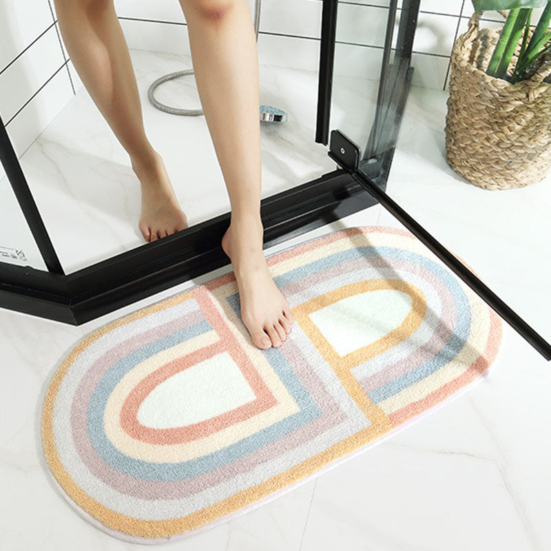 Mobius Ring Oval Bathroom Mat - Elevato Home Organizer