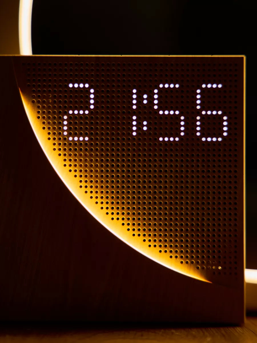 GlowArc Clock Lamp