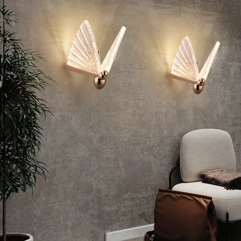 Butterfly Wings Wall Lamps - Elevato Home Organizer