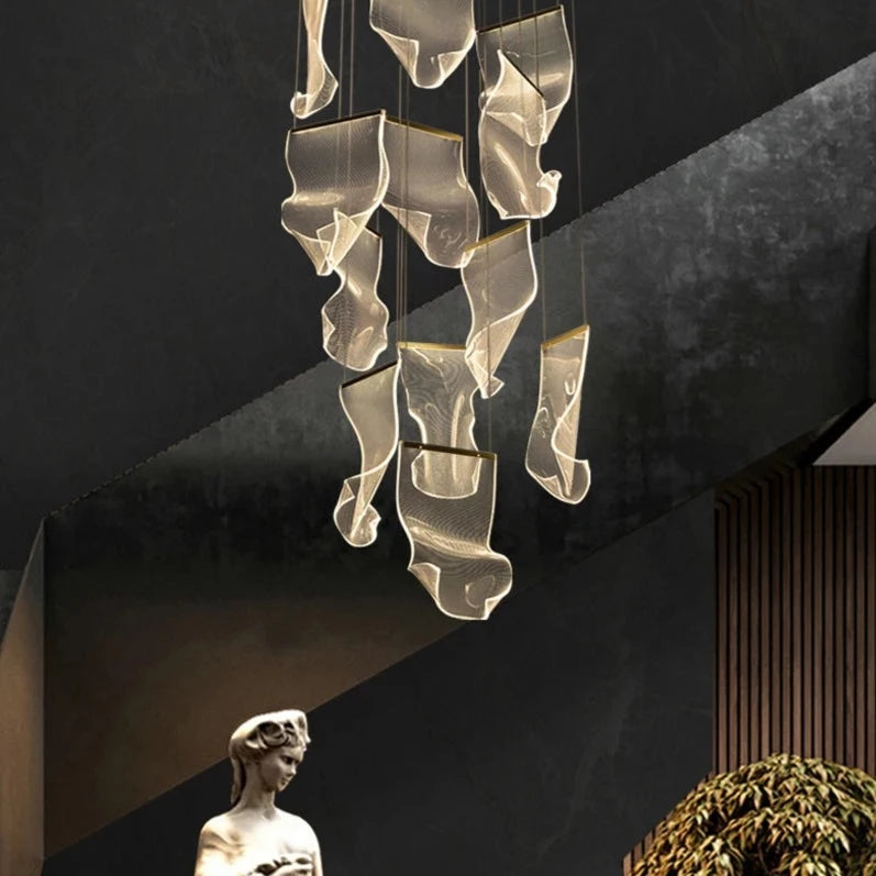 Rotating Waves Chandelier - Elevato Home