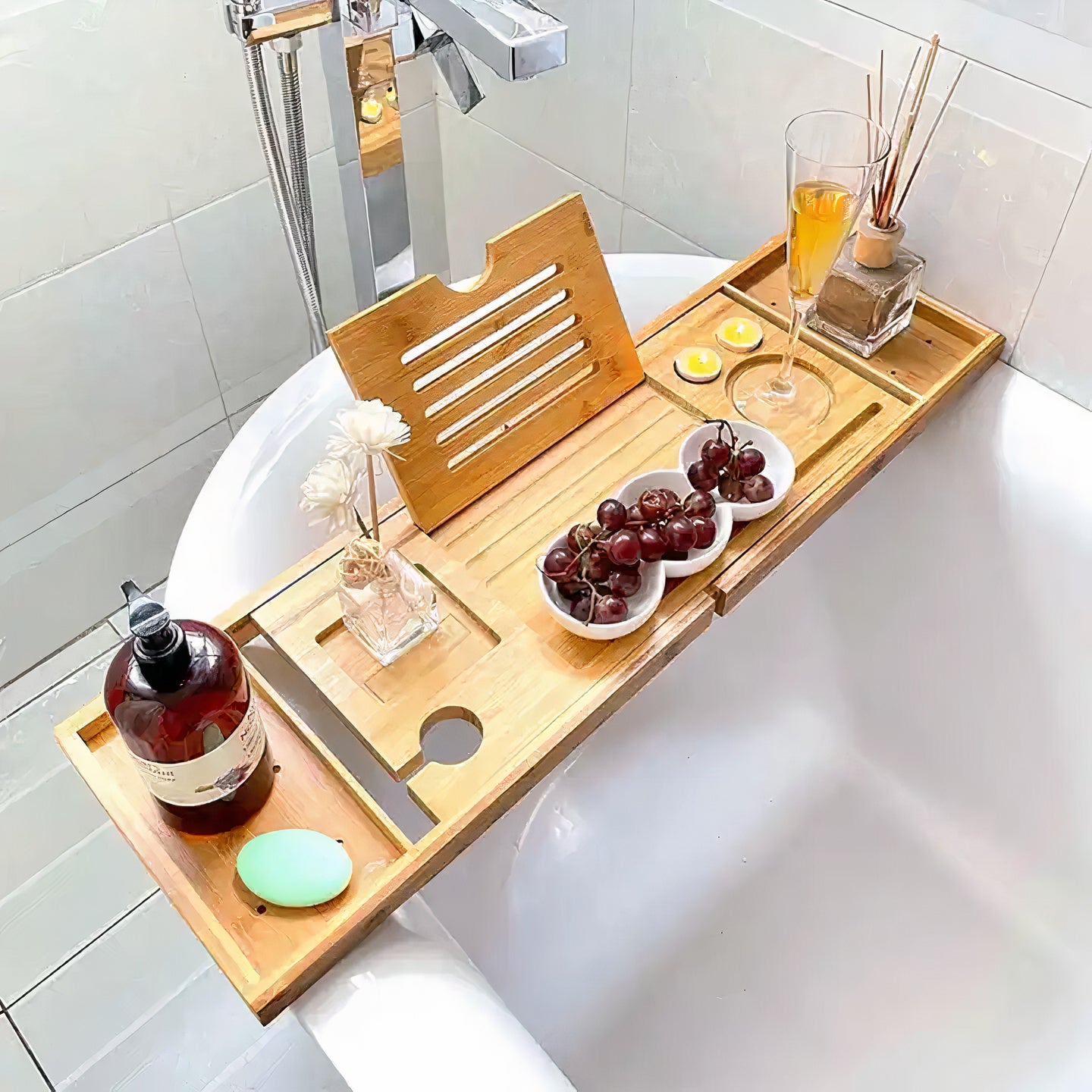 CULMA Bamboo Bathtub Tray