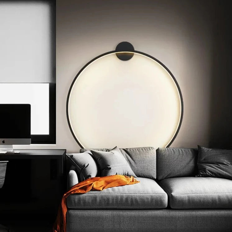 Minimalist Ring Shaped Wall Lamp - Elevato Home Organizer