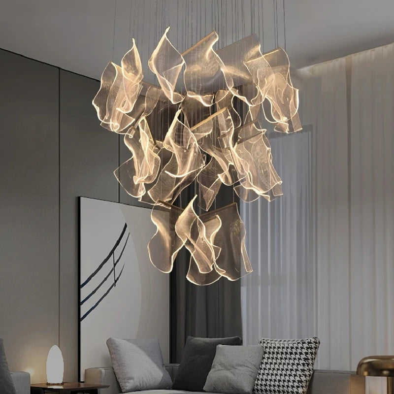 Rotating Waves Chandelier - Elevato Home