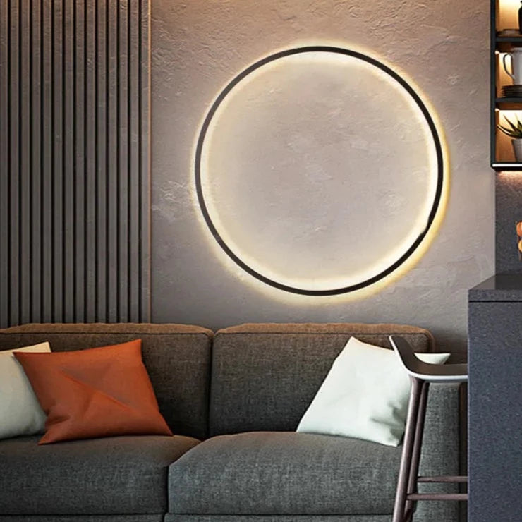 Minimalist Ring Shaped Wall Lamp - Elevato Home Organizer