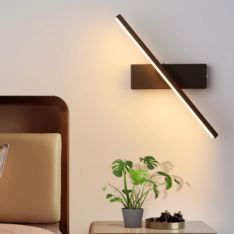 Minimalist Rotating Wall Lamp - Elevato Home Black / Neutral Light Organizer